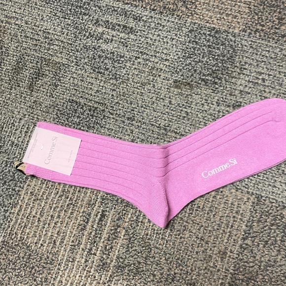 NEW Comme Si Cashmere socks in Lilac. UNISEX - Picture 4 of 7